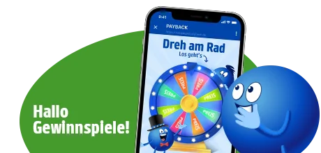 Finde jeden Monat neue spannende Gewinnspiele in deiner PAYBACK App.